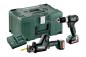 Preview: Metabo Combo Set 2.7.7 Powermaxx SSE 12 BL + SB 12 BL 2x2,0Ah 685176000 [B-Ware]