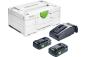 Preview: Festool Energie-Set SYS3 ENG 18V 2x4,0/TCL6 576811