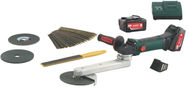 Metabo Akku-Kehlnahtschleifer KNS 18 LTX 150 2x5,2 Ah 600191880 [B-Ware]