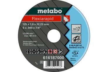 Metabo Flexiarapid (25 Stk.) 125x1,0x22,23 Inox, TF 41 616187000