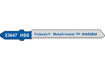Metabo 5 Stichsägeblätter,Metall,classic, 51/ 1,2 mm 623647000