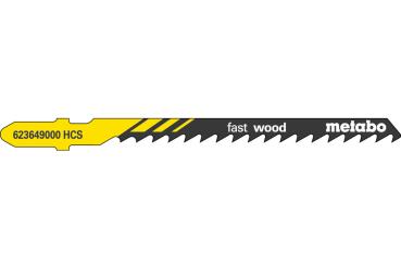 Metabo 25 Stichsägeblätter fast wood 74/ 4,0 mm 623607000
