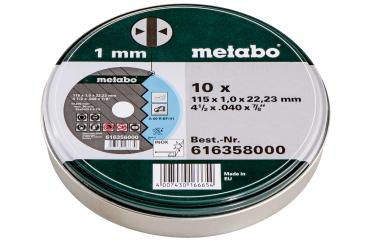 Metabo 10 Trennscheiben SP 115x1,0x22,23 Inox TF 41 616358000