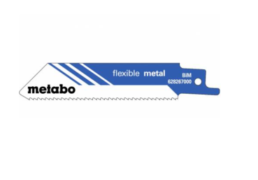 Metabo 5 Säbelsägeblätter flexible metal 100 x 0,9 mm 628267000