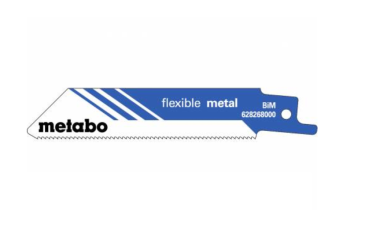 Metabo 5 Säbelsägeblätter flexible metal 100 x 0,9 mm 628268000