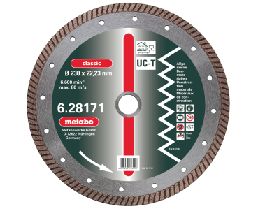 Metabo Diamanttrennscheibe 350 x 3,2 x 20,0/25,4mm classic UC Universal 628164000