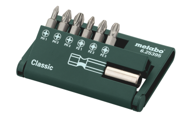 Metabo Bitsortiment classic, 7-teilig 625395000