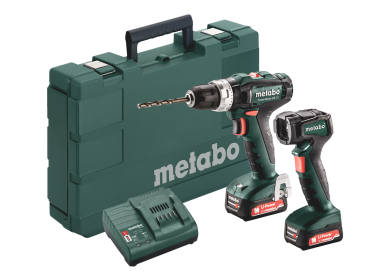 Metabo Set 12-Volt-Akku-Schlagbohrschrauber PowerMaxx SB 12 mit PowerMaxx ULA 12 LED 601076900