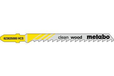Metabo 25 Stichsägeblätter clean wood 74/ 4,0 mm 623609000