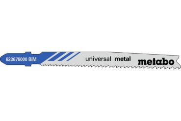 Metabo 25 Stichsägeblätter universal metal 74mm/progr. 623620000