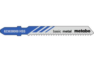 Metabo 5 Stichsägeblätter "basic metal" 51/ 2,0 mm 623638000