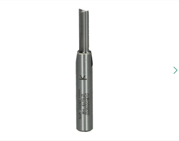 Hikoki 754054 Nutenfräser mit 2 Schneiden 6 x 19 x 57 mm Schaft 8mm 1 Stück