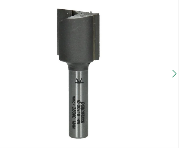 Hikoki 754072 Nutenfräser mit 2 Schneiden 20 x 19 x 51 mm Schaft 8mm 1 Stück