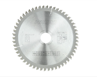 Hikoki 752439 Kreissägeblatt für Aluminium 190 x 30, 54 Zähne zur Verwendung mit C7BU2/C7MFA/C7SS/C7U2
