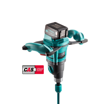 Collomix Akku Handrührwerk Xo 20 NC + WK 140 HF Mischer mit Rührstab 25166
