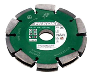 Hikoki Diamantsägeblatt 125mm 2 Blätter für 20mm Schlitze 4100298