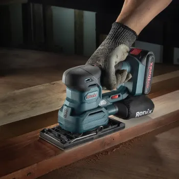 Preview: Ronix Akku-Multifunktionsschleifer 20 V , 12.000 U/min 3-in-1 ohne Akku und Ladegerät 8624C