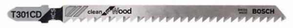 Bosch Stichsägeblatt T 301 CD für Holz 3 Stck - 2608637591