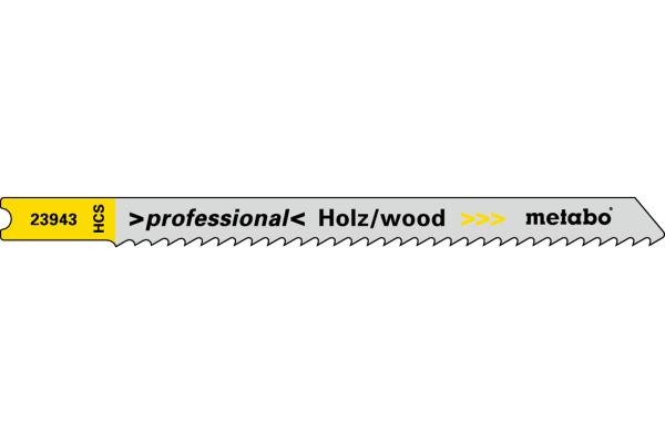 Metabo 5 U-Stichsägeblätter,Holz,profess. 82/2,5mm 623943000