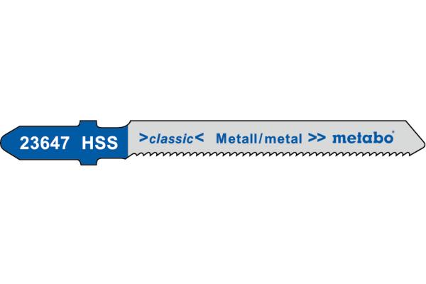 Metabo 5 Stichsägeblätter,Metall,classic, 51/ 1,2 mm 623647000