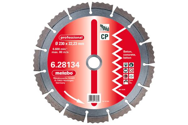 Metabo Diamanttrennscheibe 300x3,2x20,0/22,23/25,4mm professional CP Beton 628136000