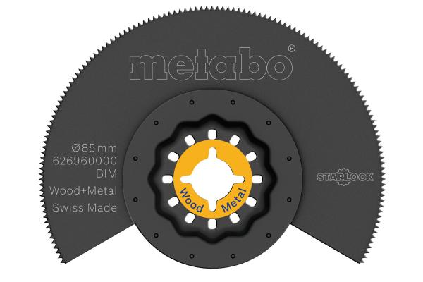 Metabo Segmentsägeblatt Holz/Metall BiM Ø85 mm Starlock Multitool 626960000