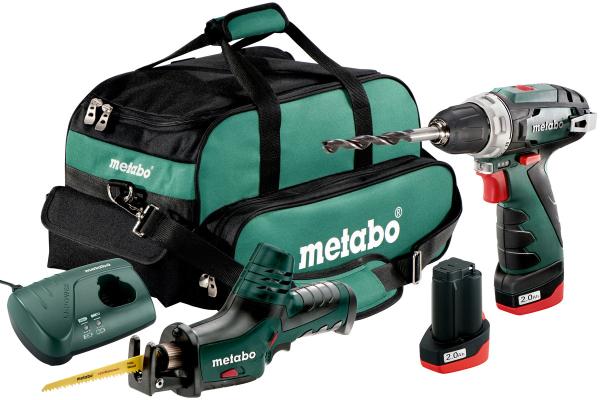 Metabo Combo Set 2.4 10.8 V Akku-Bohrschrauber + Akku-Säbelsäge 685056000 [B-Ware]