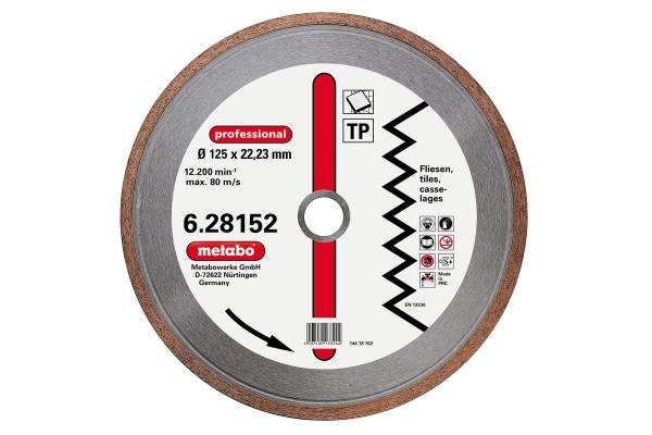 Metabo Diamanttrennscheibe 115x2,15x22,23mm professional CP Beton 628129000