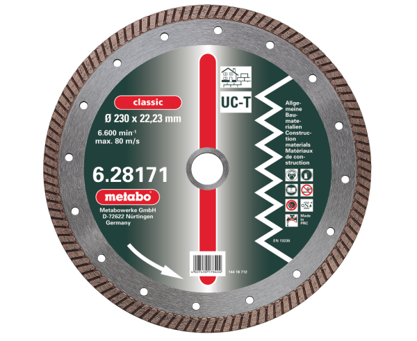 Metabo Diamanttrennscheibe 350 x 3,2 x 20,0/25,4mm classic UC Universal 628164000