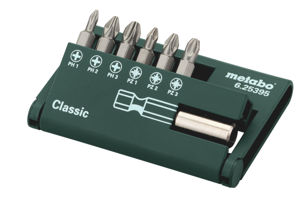 Metabo Bitsortiment classic, 7-teilig 625395000