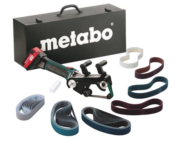 Metabo 18-Volt-Akku-Rohrbandschleifer RB 18 LTX 60 Set 600192870 [B-Ware]