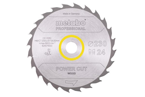 Metabo Sägeblatt "power cut wood - professional", 230x30, Z24 WZ 20° 628011000