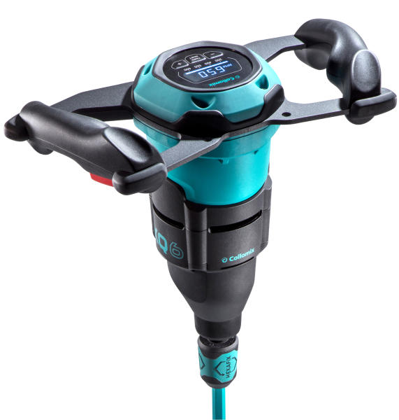 Collomix Handrührwerk XQ 6 HF 29105 Mischer 1750 W, 8 Drehzahlstufen, Timer