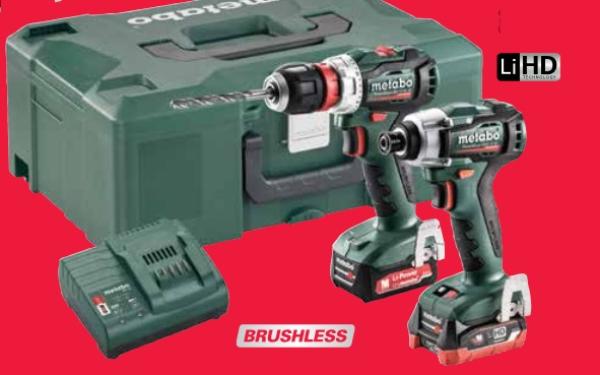 Metabo Powermaxx Combo Set 2.7.4 Bohrschrauber BS 12 BL Q + Schlagschrauber SSD 12 BL 685164000 (B-Ware)