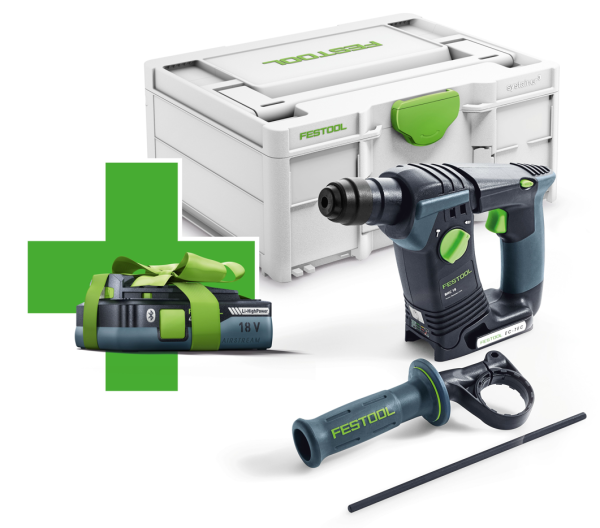 Festool Akku-Bohrhammer BHC 18-Basic 4,0 HPC gratis Akku 577057