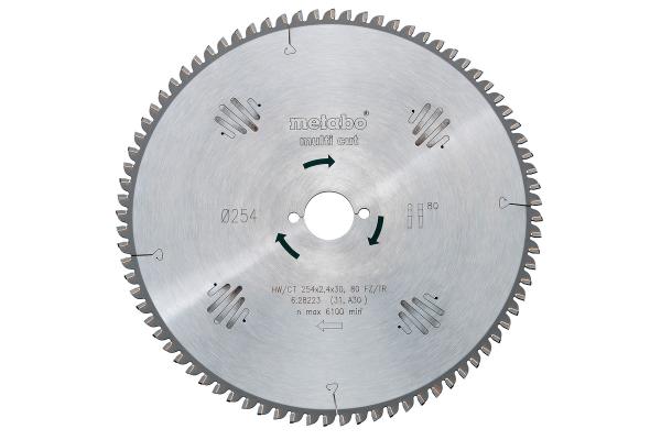 Metabo Kreissägeblatt HW/CT 300x30 96 FZ/TZ 6ø neg. 628090000